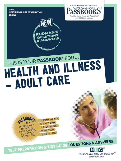 Title details for HEALTH AND ILLNESS – ADULT CARE by National Learning Corporation - Available